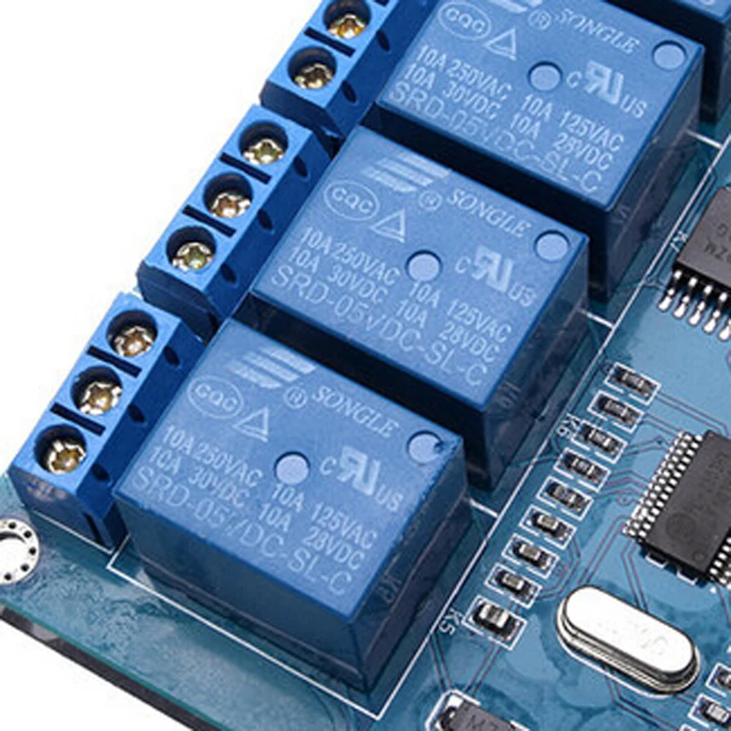 DC 5 В 10A 8 канальный Micro USB индикатор реле Модуль ПК верхний компьютер ICSE014A программное обеспечение управления