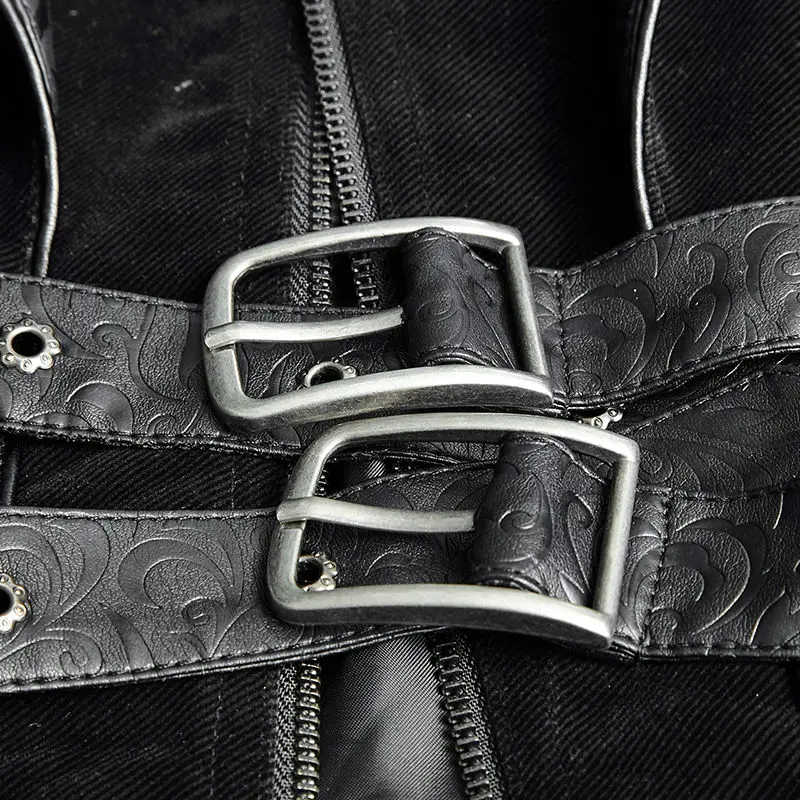 Панк рейв мужские готические панк-куртки и пальто крутые винтажные VTG Regency Highwayman Бомбер куртка военная куртка ветровка