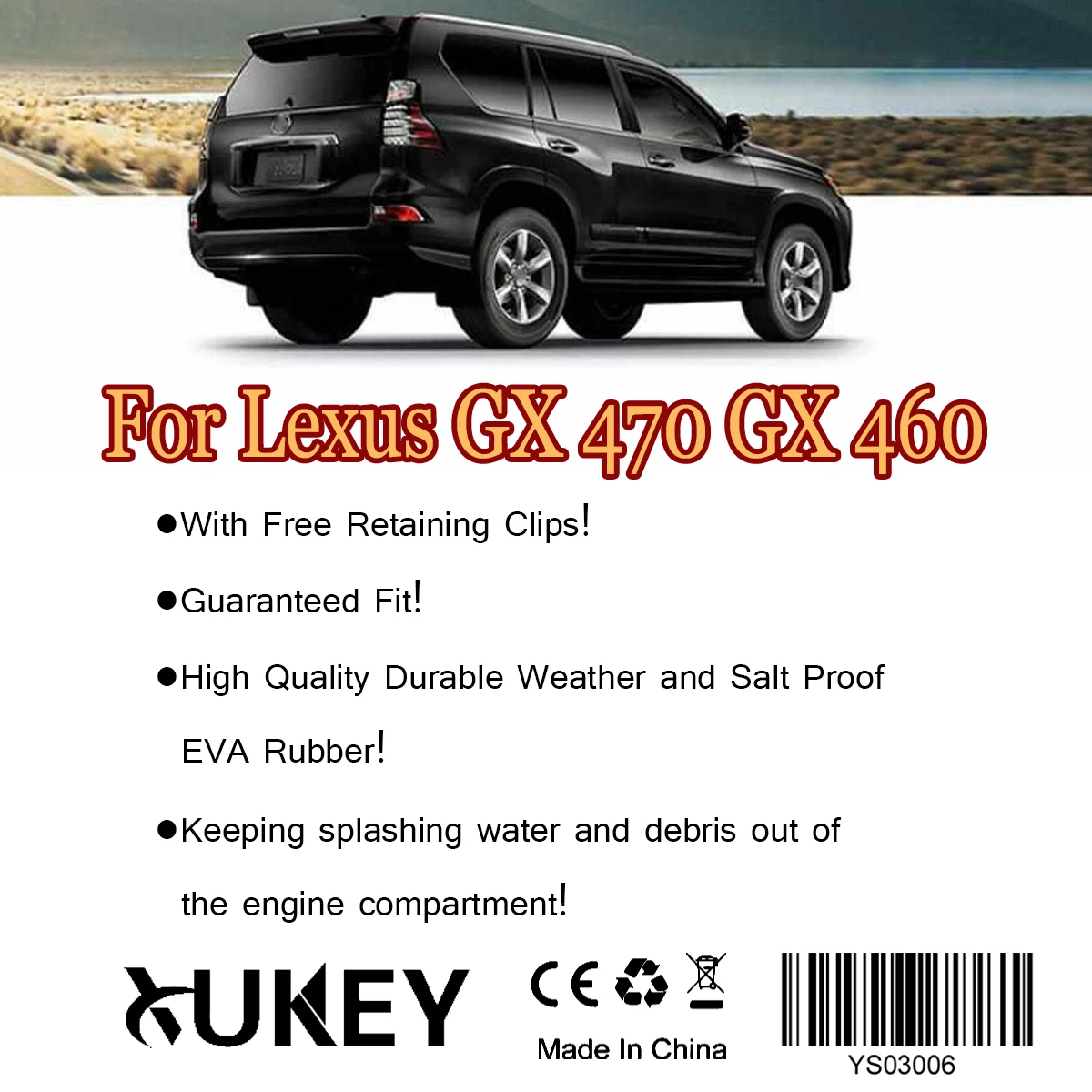 53735 35150 защита от брызг прокладки для крыльев Lexus GX470 GX460 GX 470 460 2003 2020 фартук