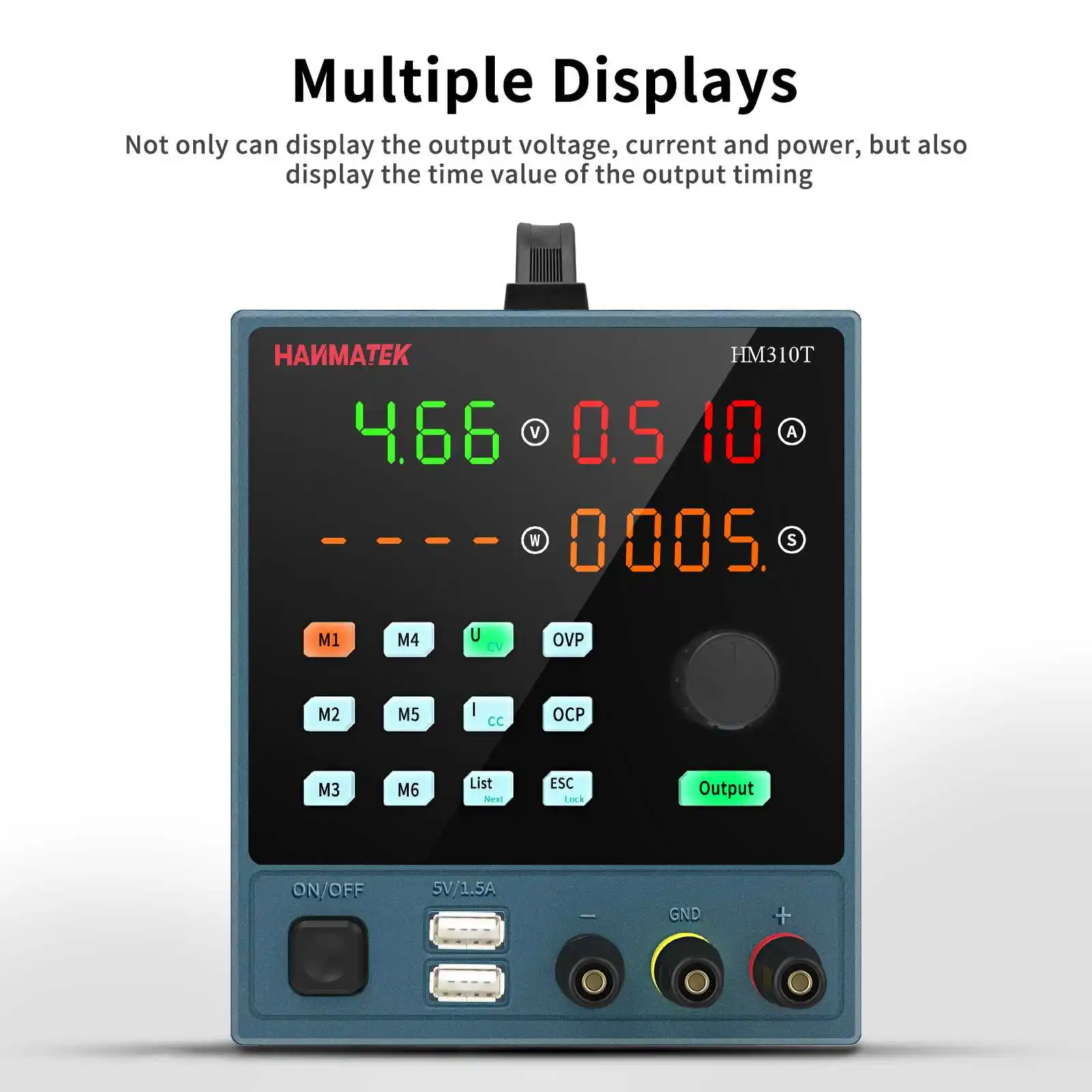 HANMATEK HM310T 32V 10A DC alimentatore interruttore programmabile Display  digitale interfaccia USB funzione di programmazione CPU a basso  rumore|Voltage Regulators/Stabilizers| - AliExpress