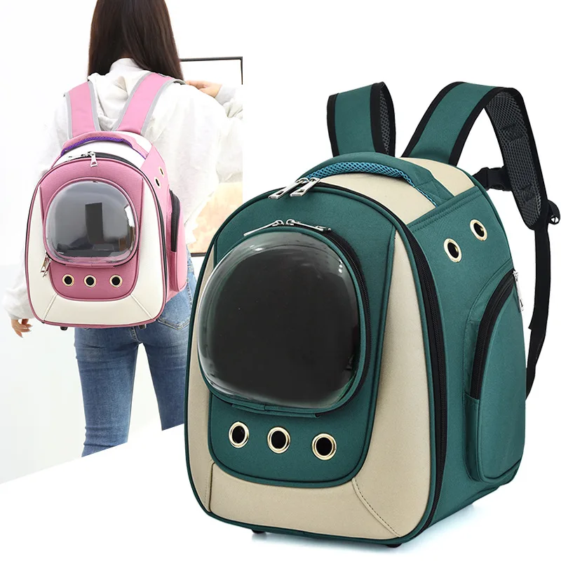 WaterProof Pet Cat backpack Dog Carrier Bag Bubble Large Space Backpack for and Small Outdoor Handbag | Дом и сад