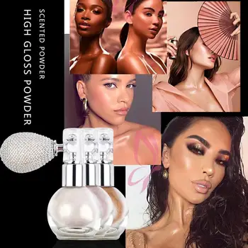 

New Highlighter Powder Setting Spray Illuminating Face Shimmer Long-lasting Brighten Glow Face Body Highlighter Face Makeup 2020