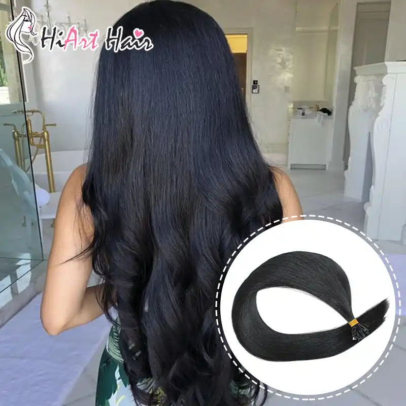 Hiart 0 8g S Flat Tip Hair Extensions In Real Human Virgin Remy