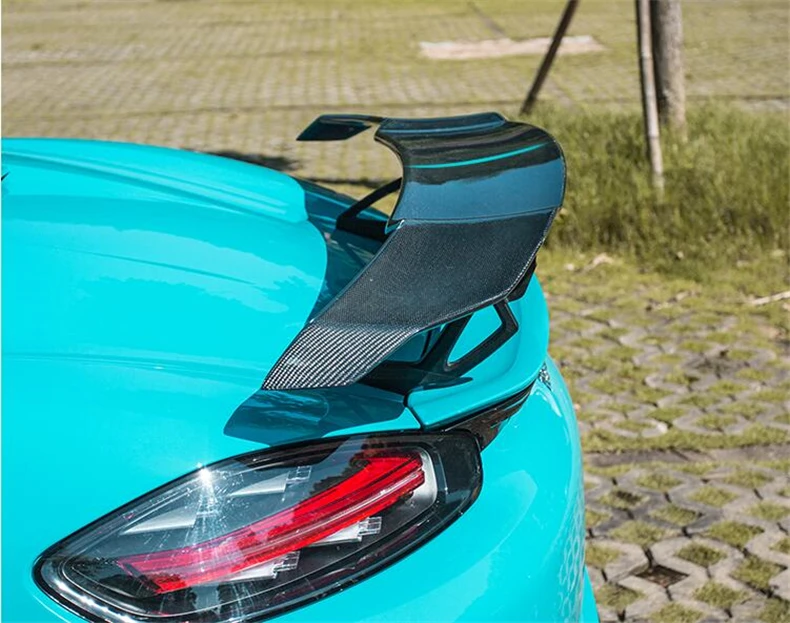 Спойлер из углеродного волокна для Porsche 911 981 718 918 Carrera Cayman Boxster 2006- высокое качество крыла выступ спойлеры