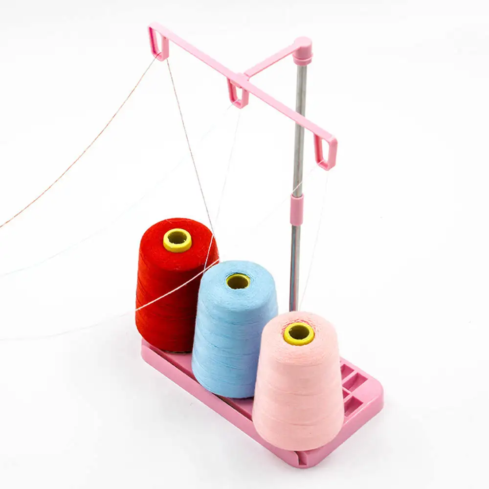 Thread 3 Spool Holder Stand Rack Sew Quilting for Home Sewing Machine Accessory
