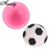 Aomily Football Cake Silicone Molds Soccer Party Fondant Cake Chocolate Candy Mold Resin Clay Mould Ice Block Soap Baking Mold ► Photo 2/6