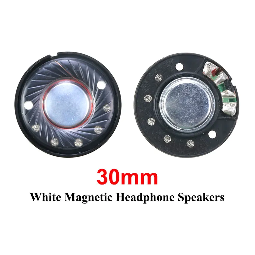 2PCS 27mm 30mm 40mm 50mm Headphone Speaker Driver Hifi Bluetooth