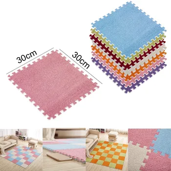 

30*30cm Baby EVA Foam Play Puzzle Mat Interlocking Exercise Tiles Floor Carpet And Rug for Kids Pad 8 colors