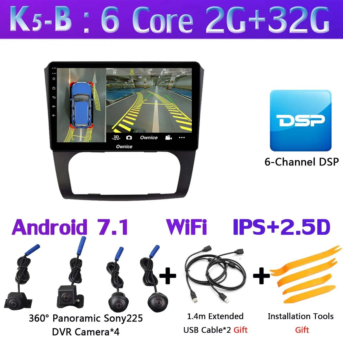 360 ° панорамный 4G+ WiFi 4G+ 64G Android 9,0 Автомобильный мультимедийный радио gps DSP CarPlay видео для Nissan Altima 2008 2009 2010 2011 2012 - Цвет: K5-B