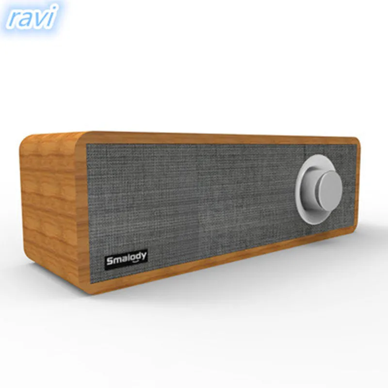 Портативная деревянная bluetooth Колонка Smalody в стиле ретро|Портативные колонки| |