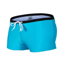 Мужские сексуальные плавки на завязках, мужские пляжные шорты, быстросохнущие плавки для серфинга