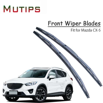 

1Set Rubber Car Front Wiper Blade Kit For Mazda Mazda CX-5 KE KF 2018 2017-2003 Windscreen Original Wiper Accessories