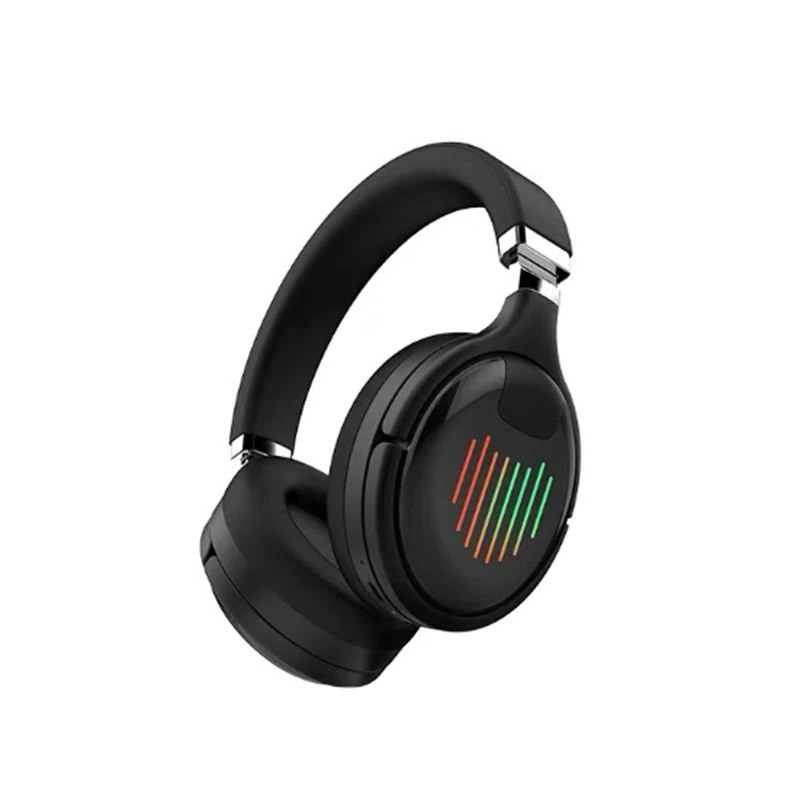 Wireless Bluetooth Headphones 3D Stereo Headset Foldable Earphone with Mic FM TF Card Support Noise Reduction Computer Headphone