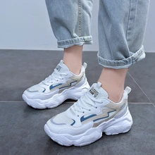 Лидер продаж; женские кроссовки; трендовая Легкая сетчатая уличная брендовая прогулочная обувь для женщин; прогулочная обувь; сезон весна; zapatillas mujer;