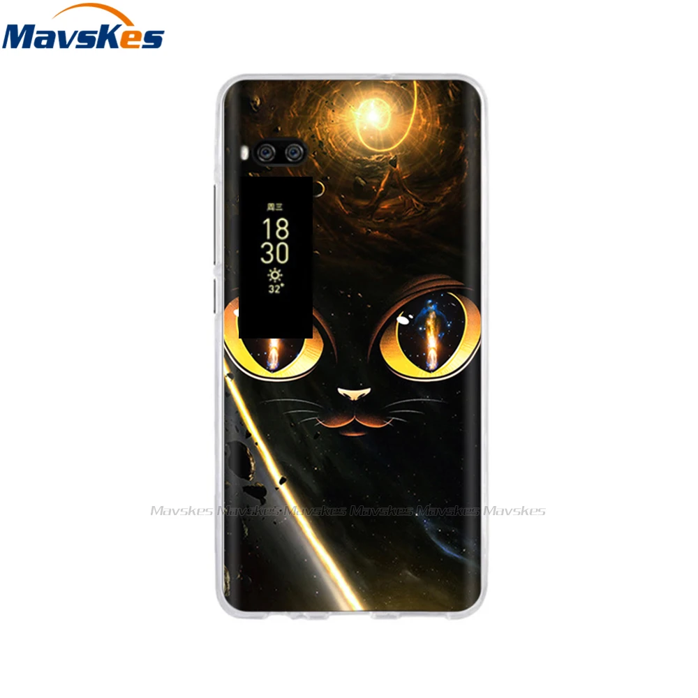 For Meizu Pro 7 Case Cute Animal Clear Soft TPU Back Cover For Meizu Pro 7 Plus Silicone Phone Cases Coque For Meizu Pro7 7Plus - Цвет: 46
