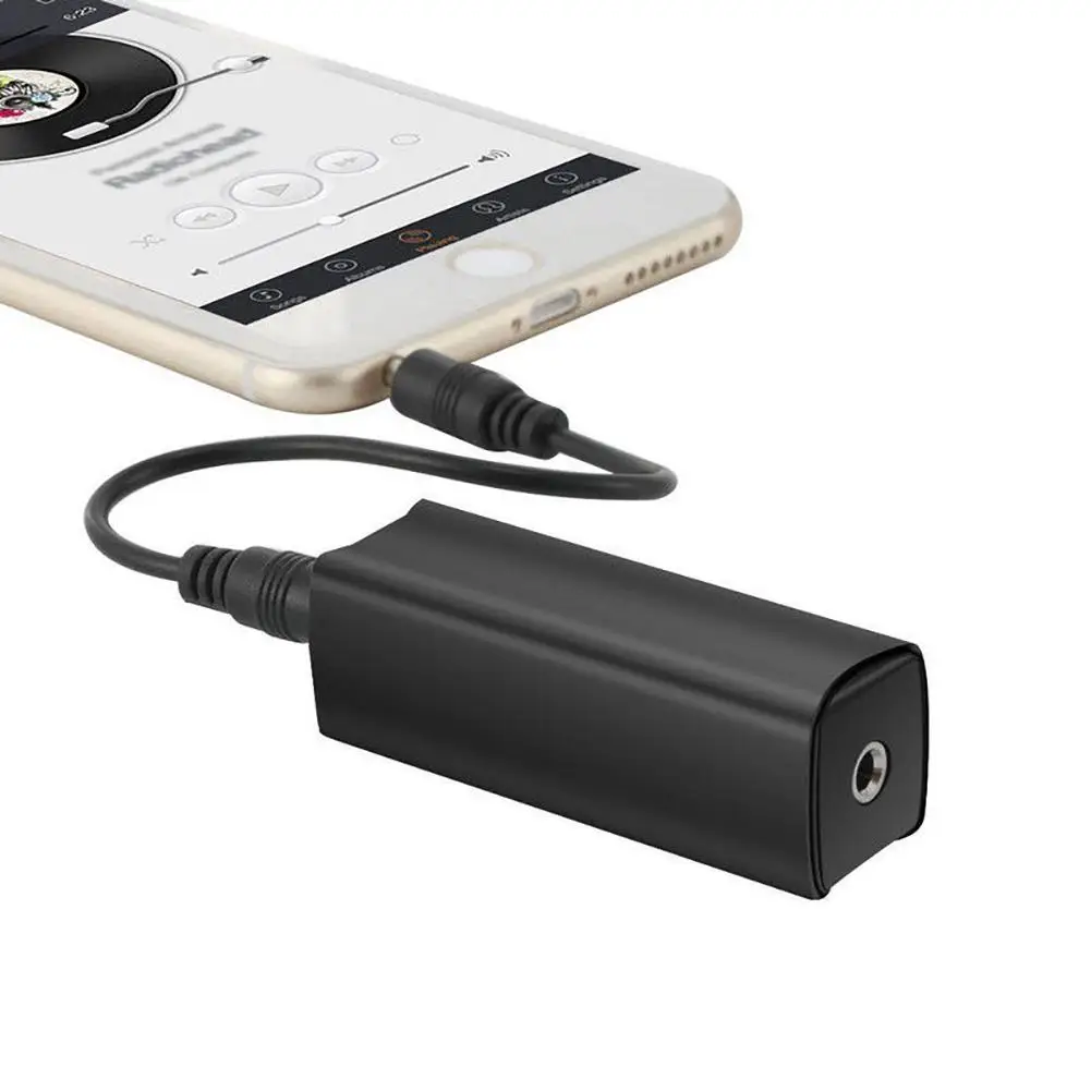 Home Stereo Car Audio System Ground Loop Noise Filter Isolator with 3.5mm Cable Home Stereo Car Audio System Ground Loop Noise Filter Isolator with 3.5mm Cable