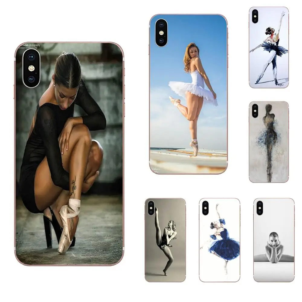Для Galaxy Grand A3 A5 A7 A8 A9 A9S On5 On7 Plus Pro Star 2015 2016 2017 2018 мягкий чехол для балета девочки