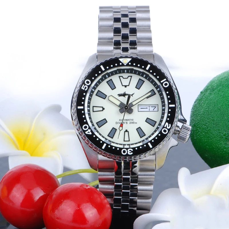 HEIMDALLR Шарки SKX007 NH36 автоматические часы Для мужчин сапфир механические Винтаж для