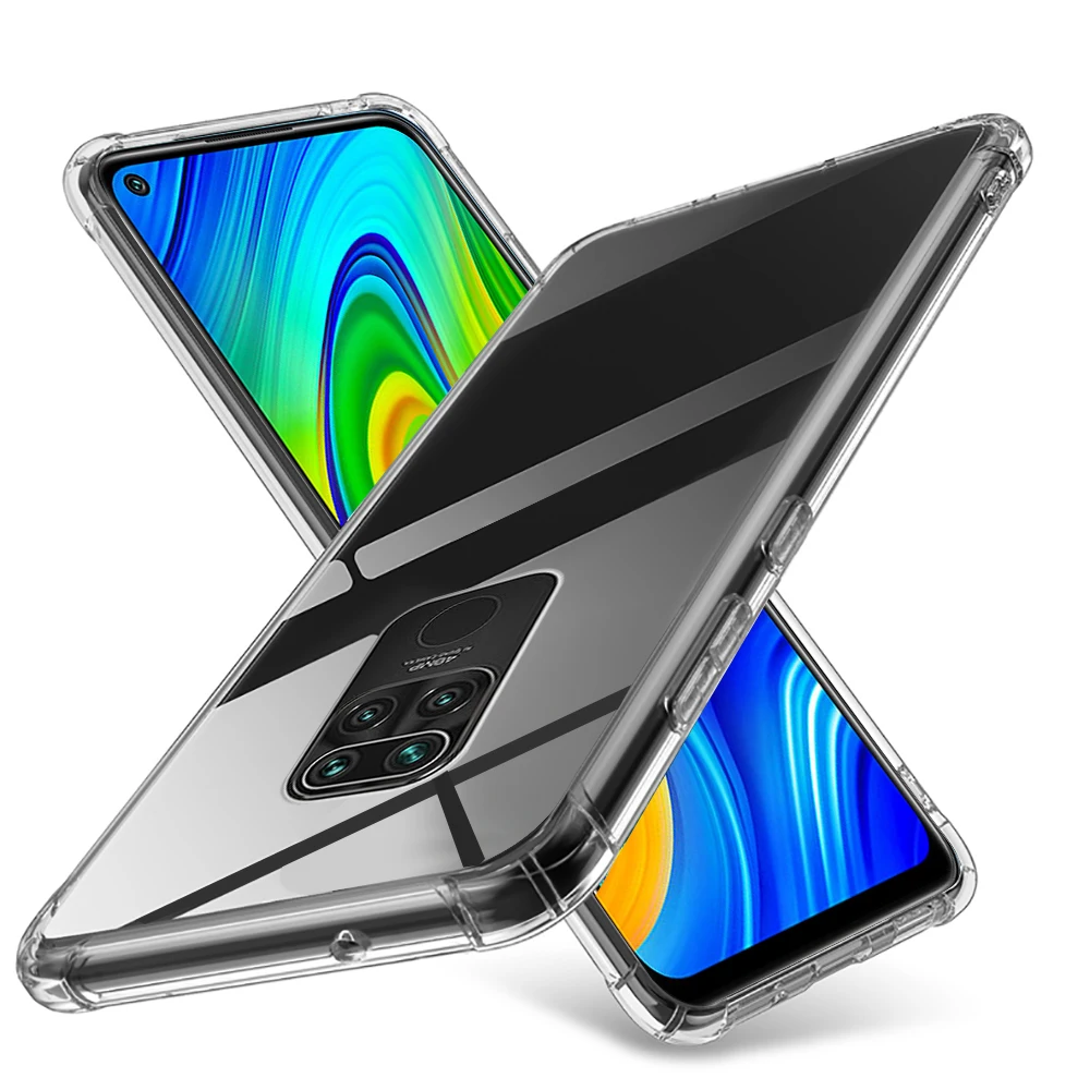 Прозрачный мягкий чехол для телефона redmi note 9 xiaomi pro note9 s redmy 9a 9c redmi9 a c