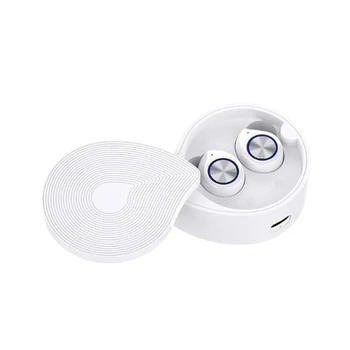 

TW70 Mini Wireless Bluetooth 5.0 TWS In-Ear Earbuds Earphones Press Control 3D Stereo Earpiece with Charge Box -WHITE