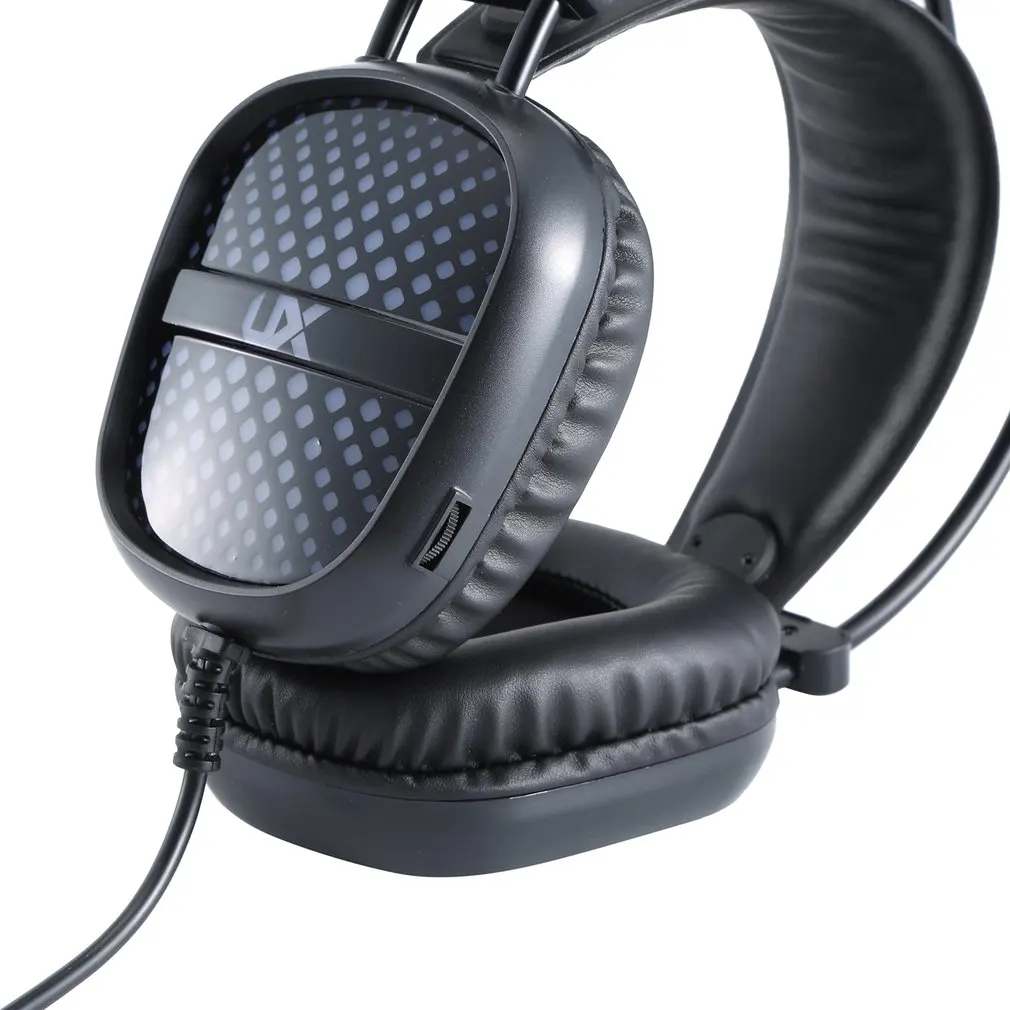 A2 Gaming Headsets Big Headphones with Light Mic Stereo Earphones Deep Bass for PC Computer Gamer Laptop PS4 New X BOX
