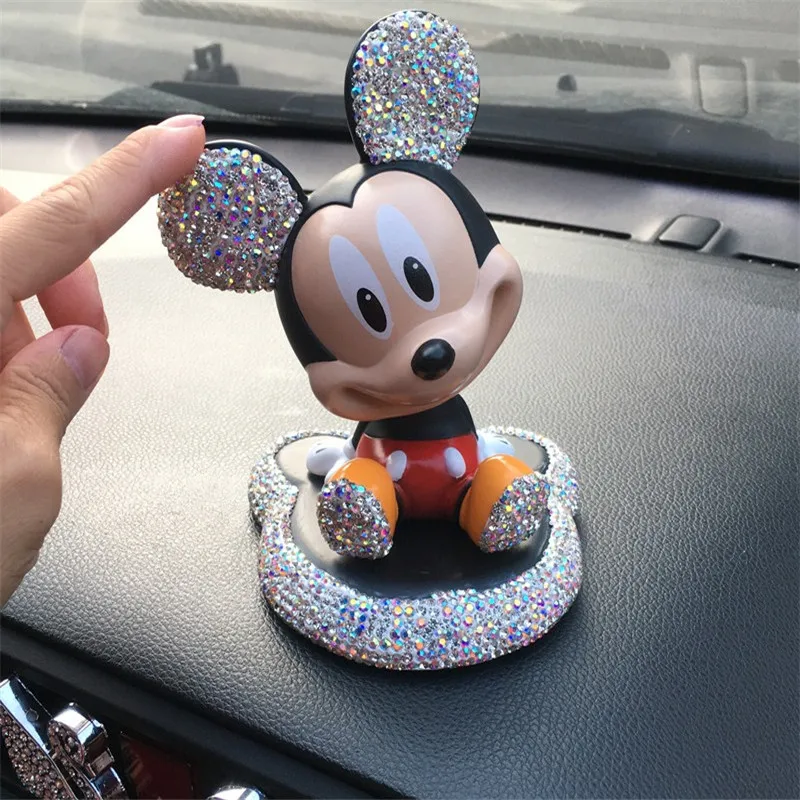 Disney Микки Минни встряхивающая голова фигурка украшения для автомобиля
