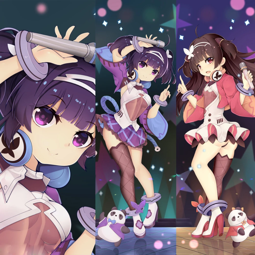 Игра Azur Lane пинг Хай Нин сексуальная девушка наволочка Подушка Чехол отаку