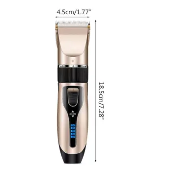 

Electric Pet Dog Clippers Trimmer Hair Clipper Rechargeable Tool Comb Scissors A0NC
