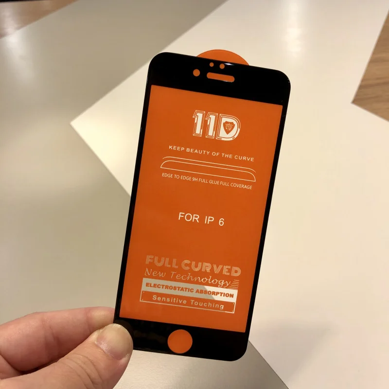 11D изогнутое полное покрытие Защитное стекло для iPhone 7 8 6S Plus закаленное защитное стекло для экрана iPhone 11 Pro X XR XS Max