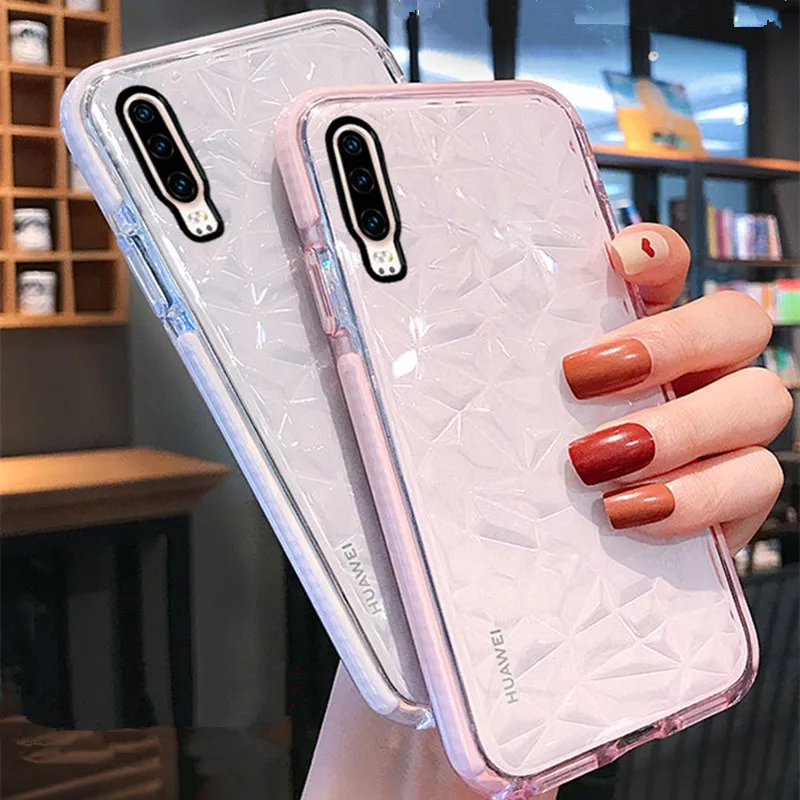 Роскошный прозрачный чехол накладка из ТПУ для Samsung Galaxy Note 10 Plus note 9 Grand Prime S7 S8 S9 A10