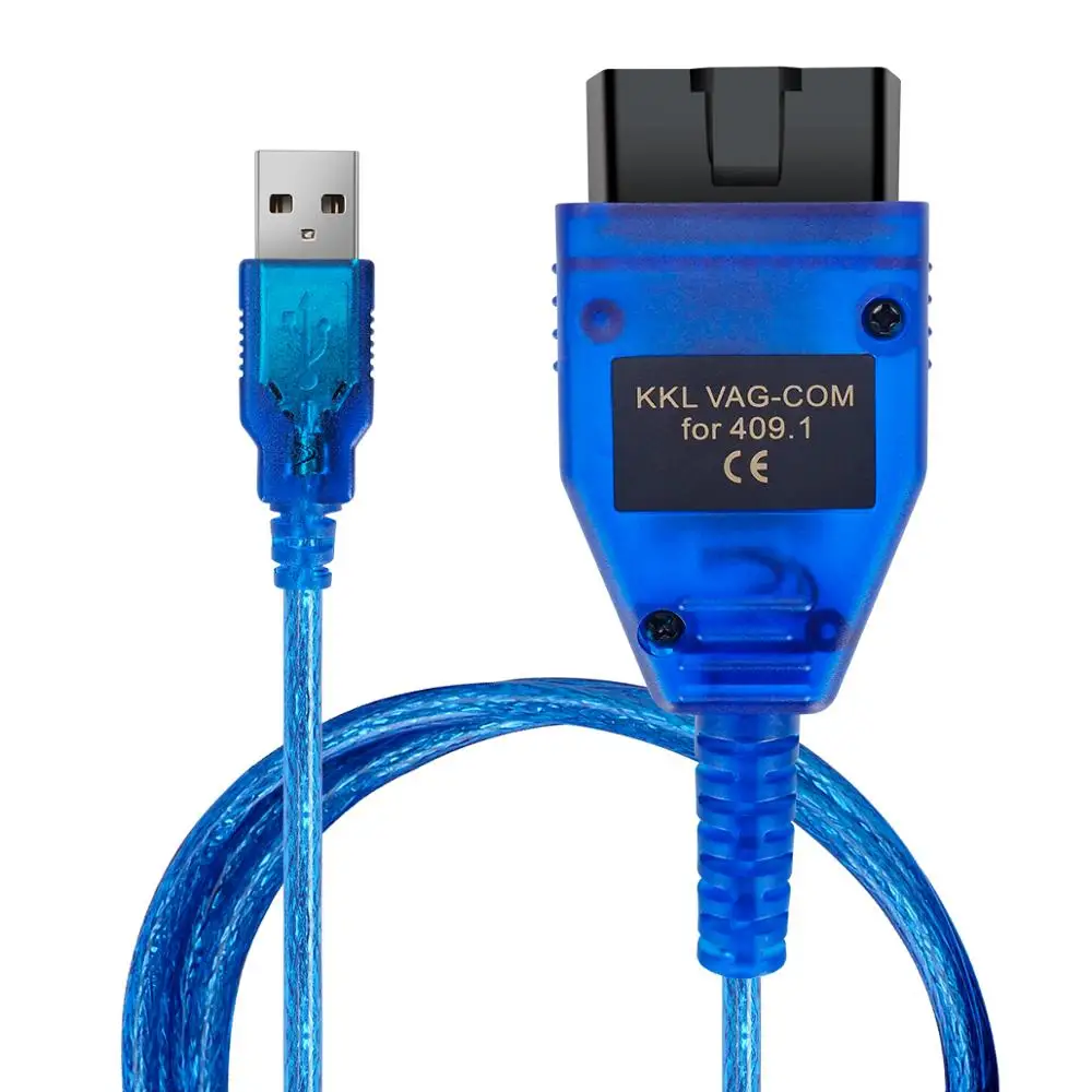 KKL Vag Com 409,1 KKL OBD2 Диагностический кабель USB Сканер интерфейс для VW Corrado/Golf MK2/Golf MK3/Golf MK4/Passat/Polo