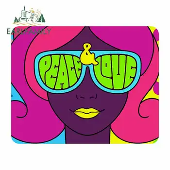 

EARLFAMILY 13cm x 10.4cm for Peace Personality Creative Car Stickers Fashion Occlusion Scratch DIY Anime Fashion Decal Decor