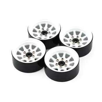 

107g/pcs Metal Alloy 1.9 Beadlock Wheel Rims for 1:10 RC Crawler Axial SCX10 AXI03007 90046 Traxxas TRX4 Redcat GEN8