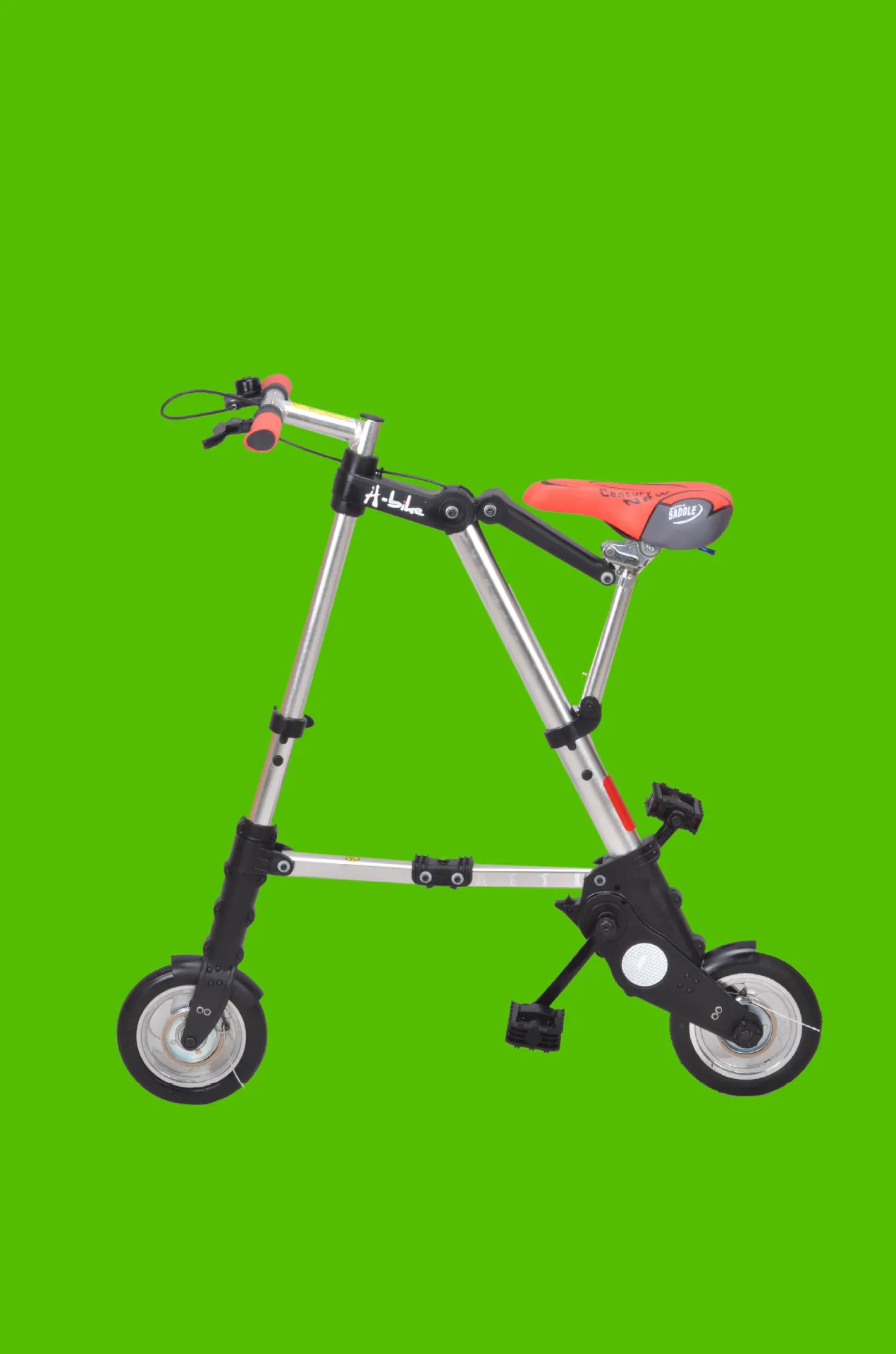 Discount 2019 hot sell 8-inch folding bicycle Free inflatable wheel ABIKE ultra-light portable mini folding bicycle 5