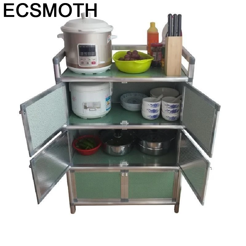 

Buffet Meuble End Bestek Lade Capbords Side Tables Aluminum Alloy Mueble Cocina Kitchen Furniture Cupboard Cabinet Sideboard