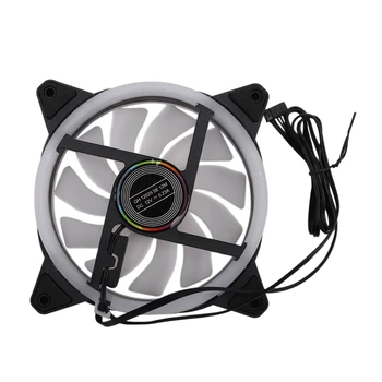 

Computer PC RGB Color-Changing Symphony LED Light Case Fans LED Computer Cooler Computer Cooling Fan(RGB Ray)