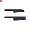 2Pcs Youpin Huohou Cool Black Kitchen Knife Scissor Non-Stick Stainless Steel Knife Set 307mm Slicing Knife +298mm Chef Knife ► Photo 2/6