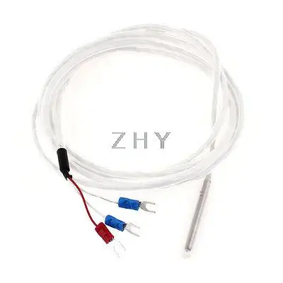 

PT100 Insulated Thermocouple Probe Sensor -50C-250C w 3 Fork Terminals