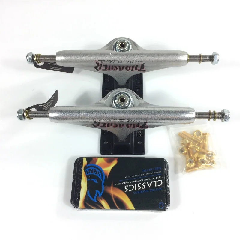 Skateboard Truck 149mm Size Hollow One Pair High-grade Metal Bearing Screw Trucks 5.5 Inch skateboard accessories