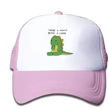 Сетчатая Кепка, зеленые детские бейсболки с динозаврами, бейсболки, регулируемые для детей, малышей