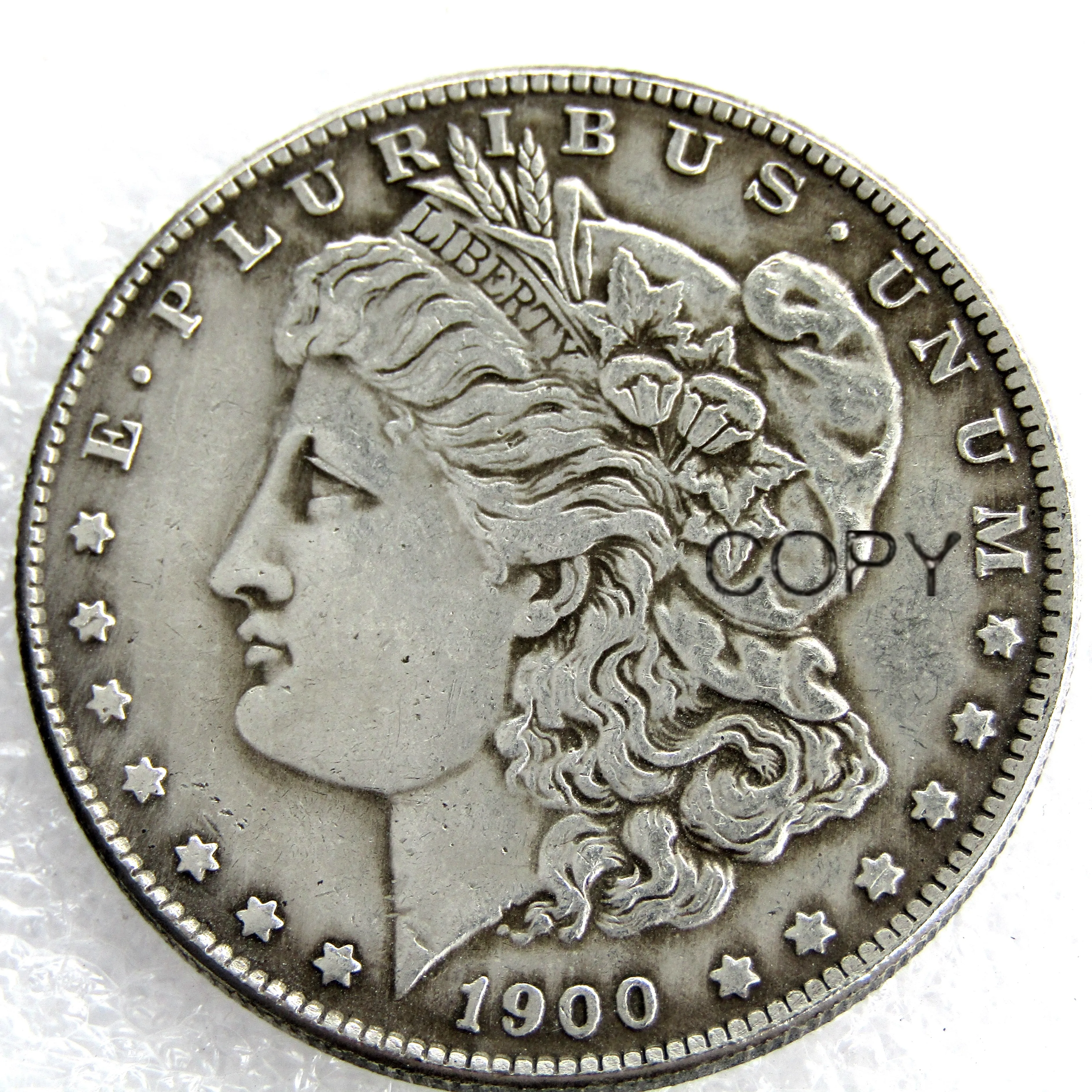 US Coins 1900 P/S/O Morgan Dollar copy Silver Plated | Дом и сад