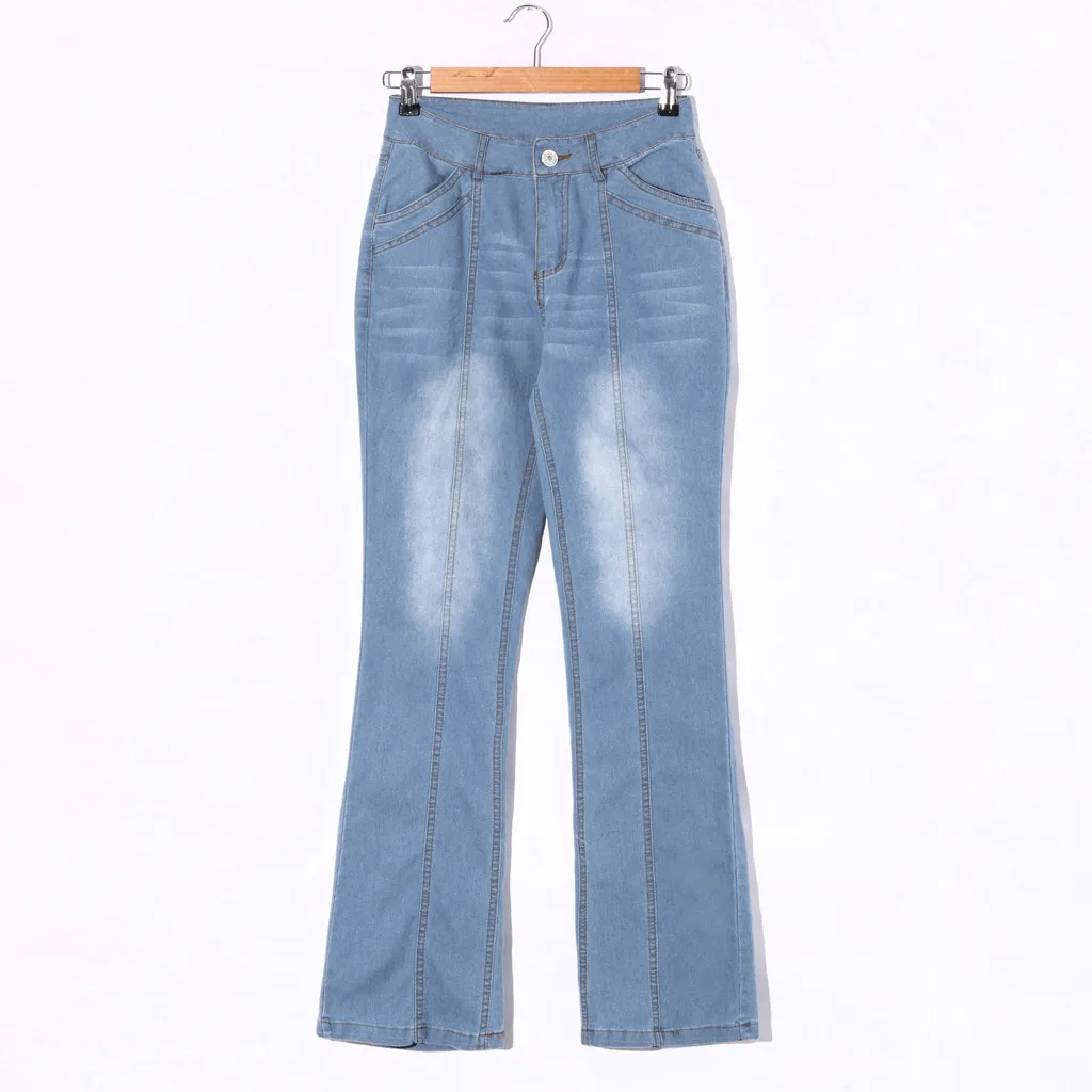 Women Jeans Mid Waisted Denim Jeans 