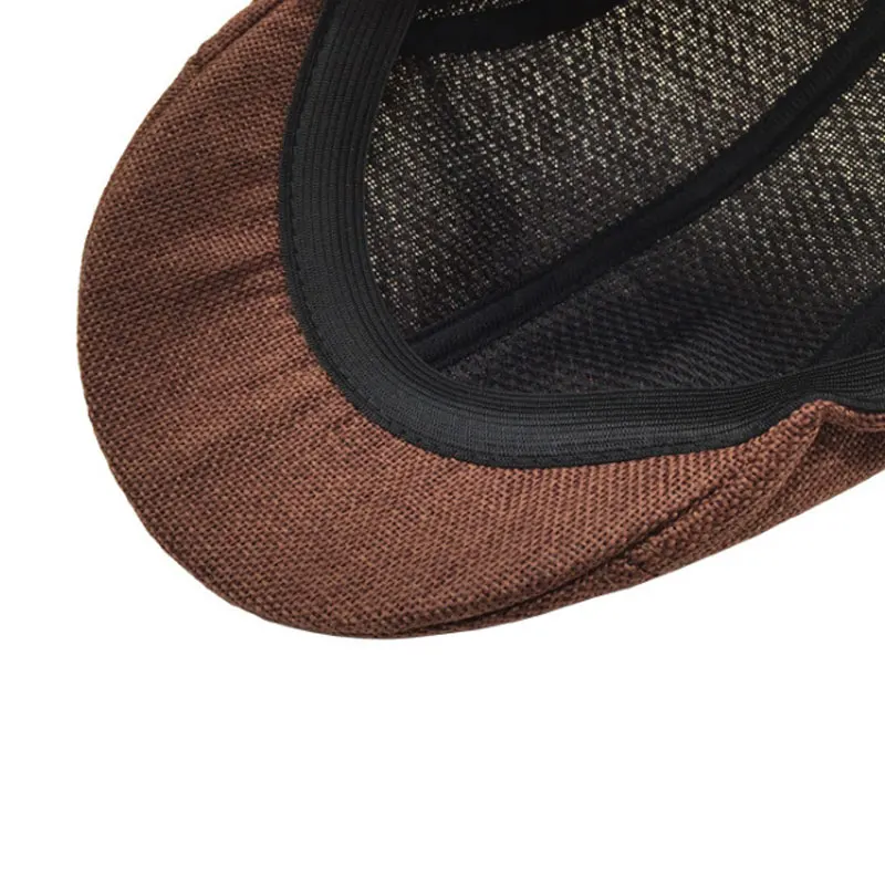 Autumn Beret Caps Men Women Vintage News Boy Cap Cabbie Linen Outdoor Hats Berets Sun Hat Unisex Duckbill Caps Casquette beret hat newsboy cap newsboy hat duck tongue hat