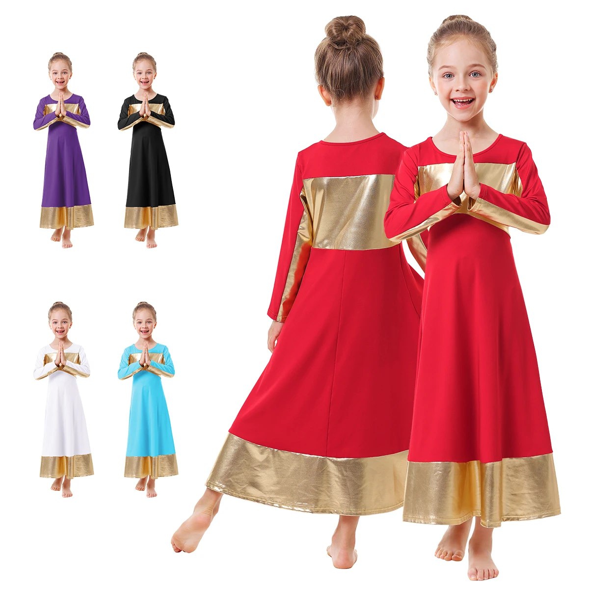 Praise Dance Dress Girls Child Long ...