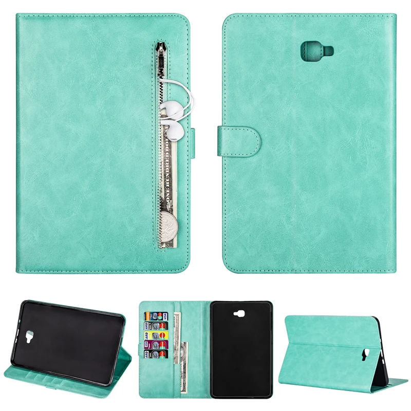 Чехол для Samsung Galaxy Tab A 10 1 2016 T580 T585 Smart Cover PU кожаный чехол A6 T580N чехлы подставки|Чехлы