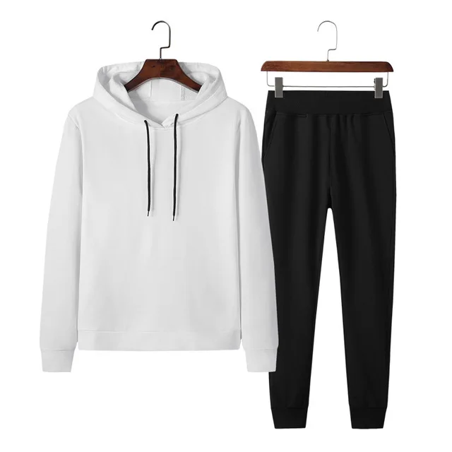 Rlyaeiz 7XL 8XL мужской спортивный костюм, спортивная одежда, осень, повседневные однотонные толстовки+ штаны, спортивный костюм, мужские спортивные костюмы