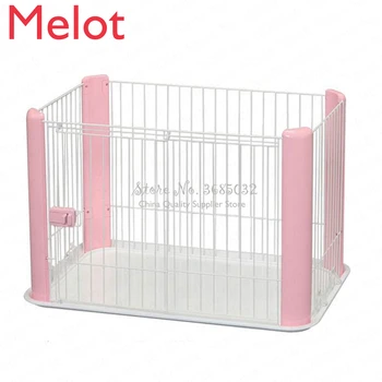 

Japanese Style Dog Cage Indoor Dog Fence Detachable Small Cute Pet Cat Cages Easy To Install Dog Kennel