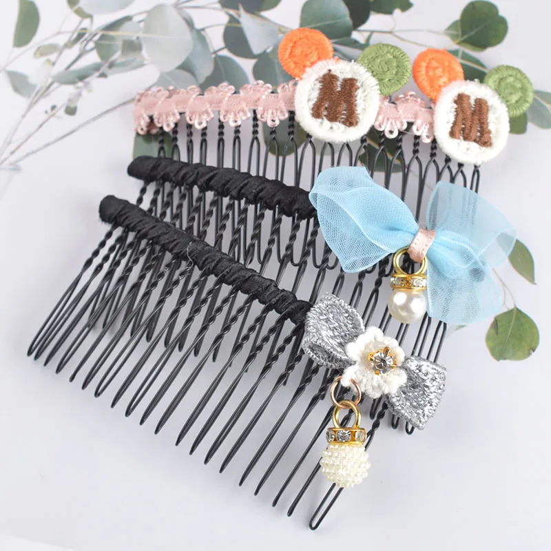 Horquilla para cortar el pelo para niños, pinza flequillo BB, artefacto fijo, peine para niña, inserto antideslizante