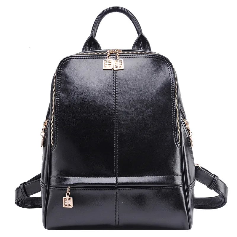 Кожаный рюкзак для женщин модная школьная сумка для девочек дизайнер Рюкзаки большой вместимости путешествия повседневное кошелек Mochila