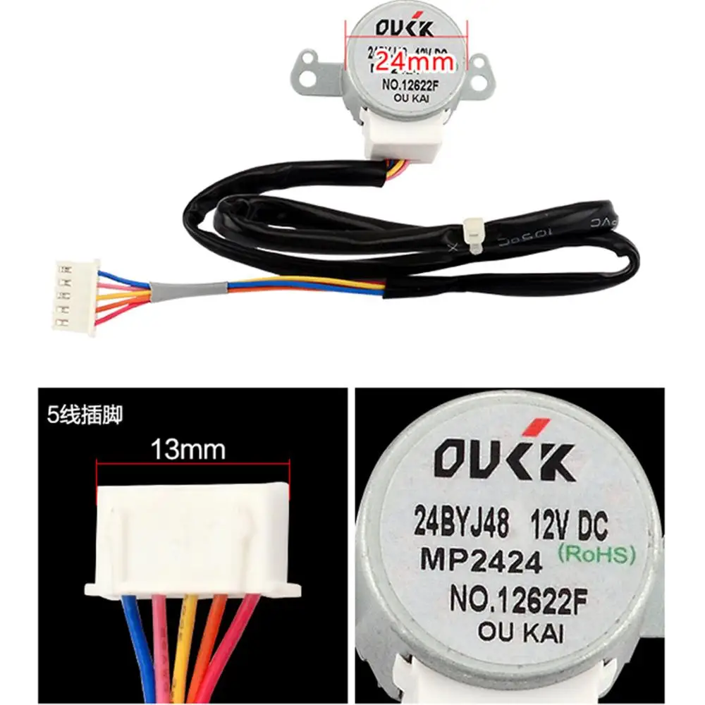 12 В постоянного тока Редукционный тактовый двигатель внутренние детали